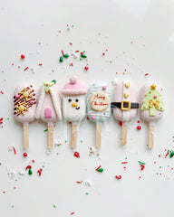 [Cake popsicles] Christmas set - Pink