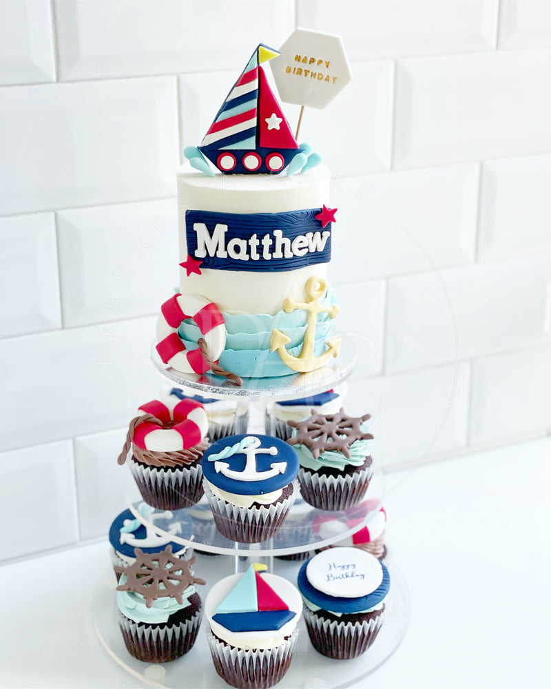 Perhaps A Cake - Party set- sailboat